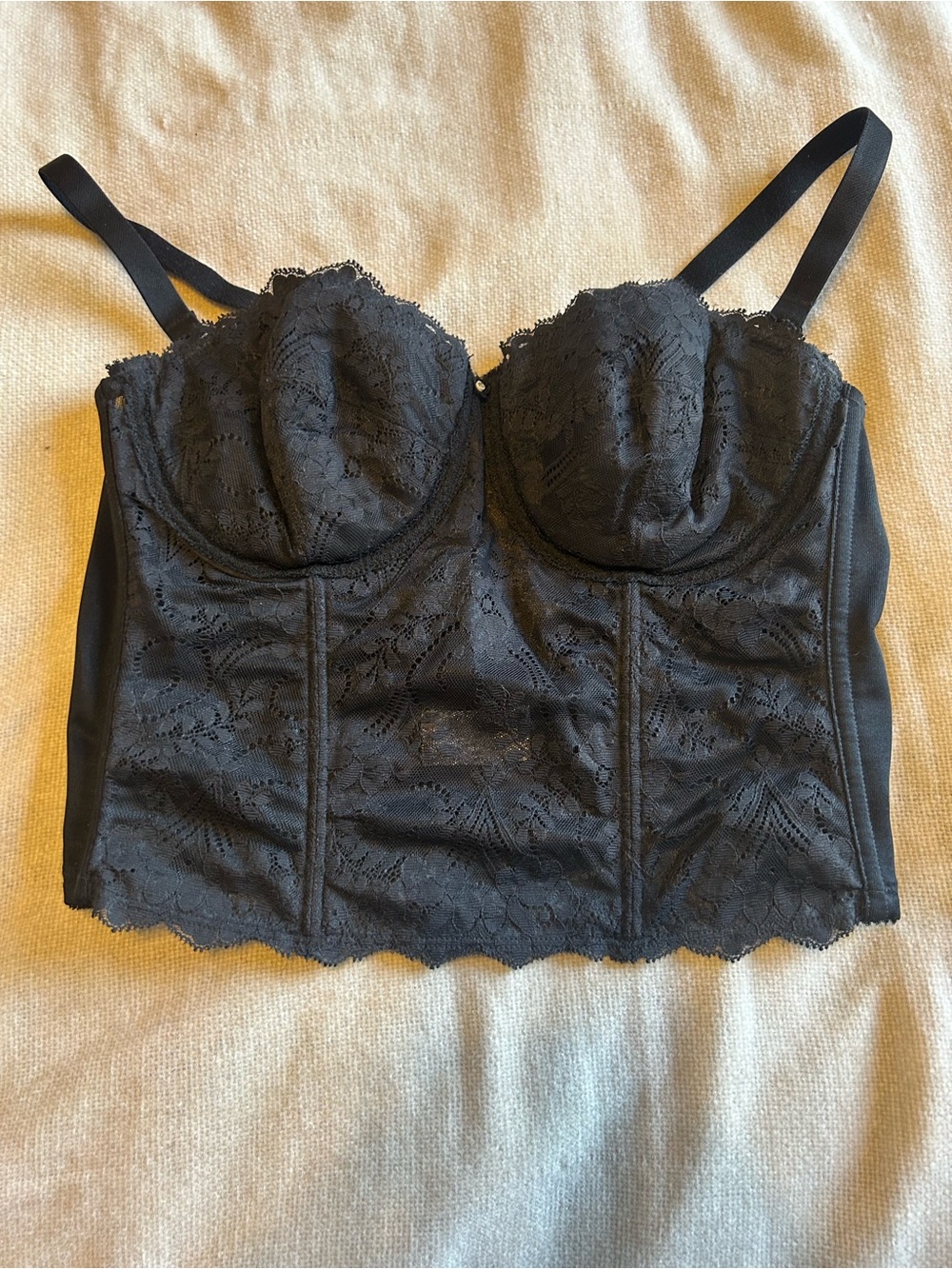 Vintage Triumph Bustier low back multiway bra 36C